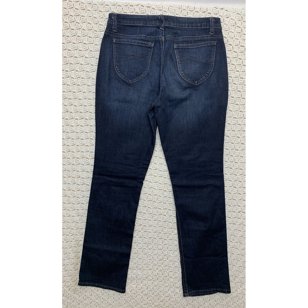Riders by Lee Jeans‎ Women Waist' 32 L30 Dark Blue Denim Straight Leg Stretch